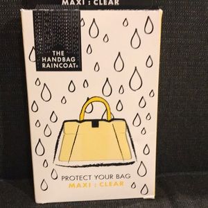 The Handbag Raincoat!Clear polyurethane.NWOT NSNP